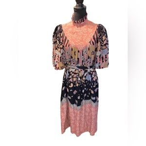 Vintage 1970’s balloon sleeve dress